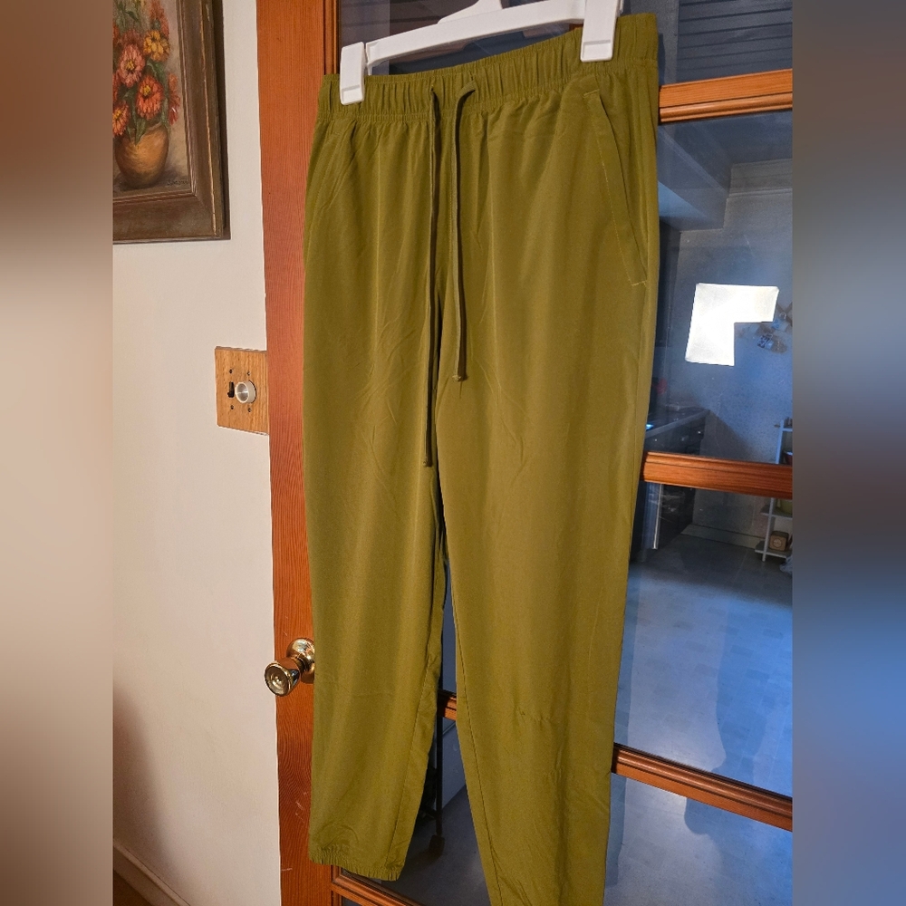 Girlfriend Collective Olive Green Pants